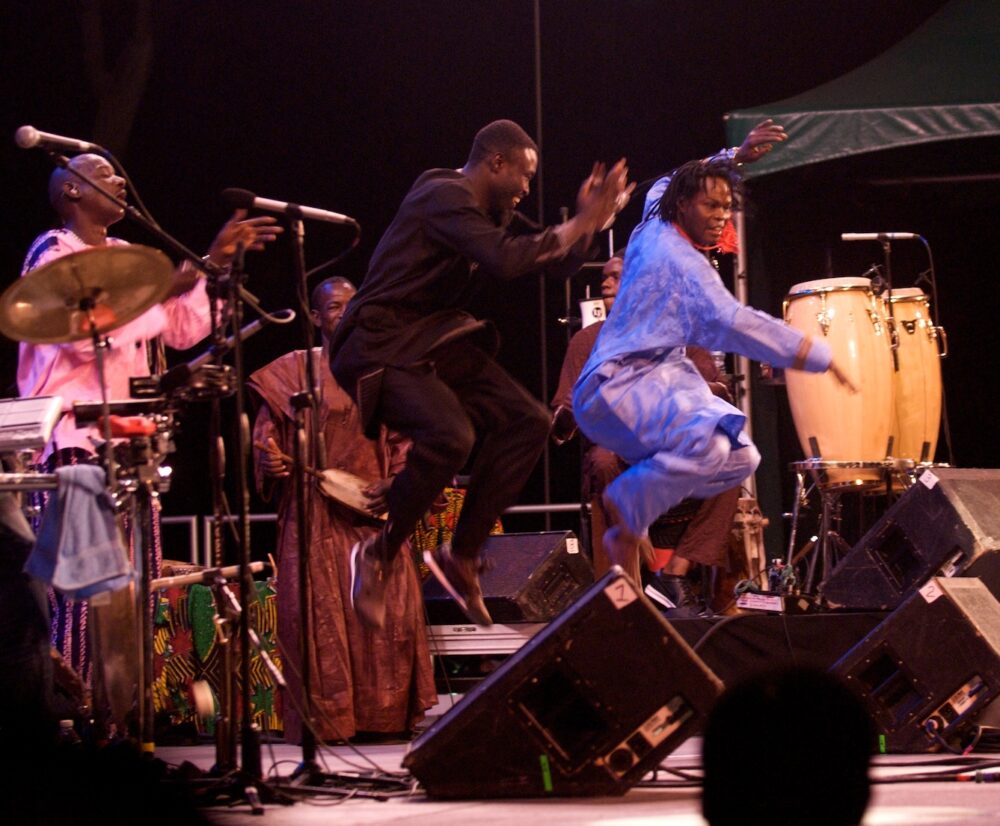 Baaba Maal with Dande Lenol, in action!