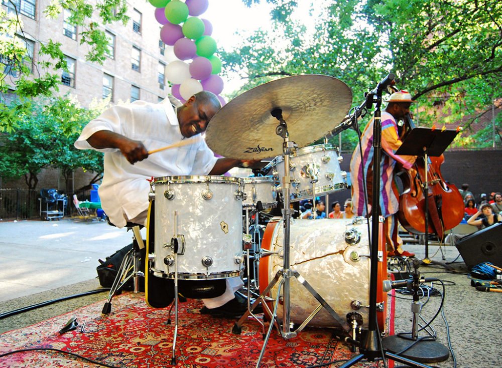 Michael Wimberly & William Parker - photo by Andreia Luis
