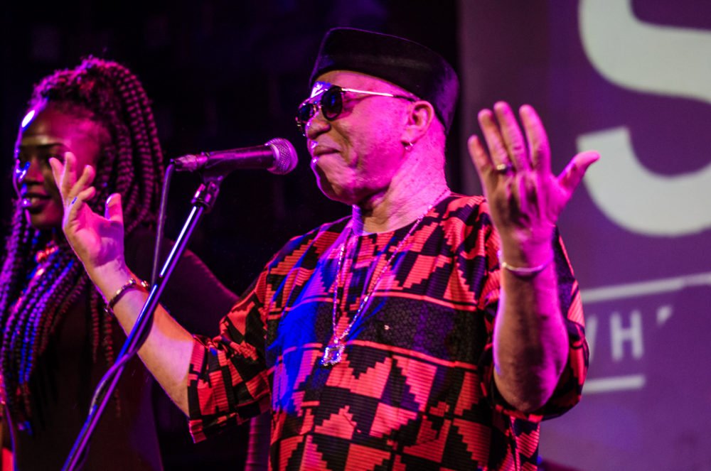 Salif Keita at SOBs in New York City (Photos Banning Eyre, 2017)