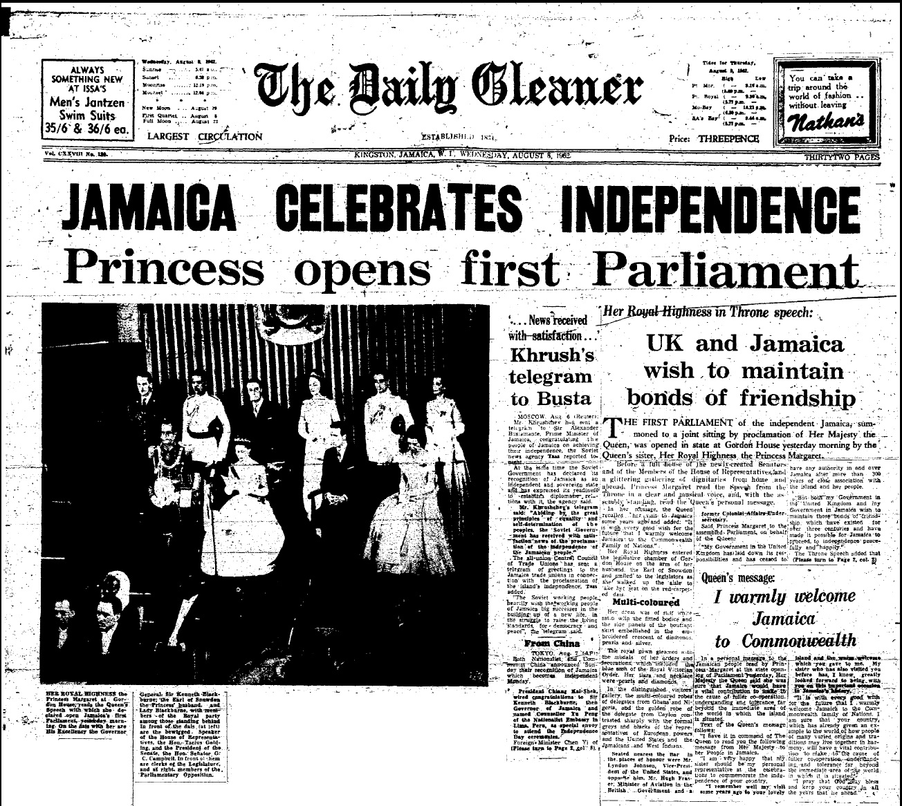 Celebrate Jamaican Independence Day with Five Great Ska Cuts from 1962