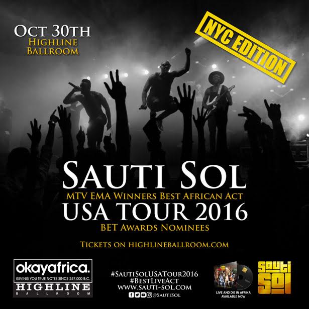Ticket Giveaway: Sauti Sol at Highline Ballroom
