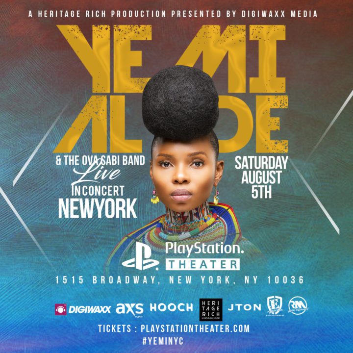 Ticket Giveaway: Yemi Alade at Playstation Theater